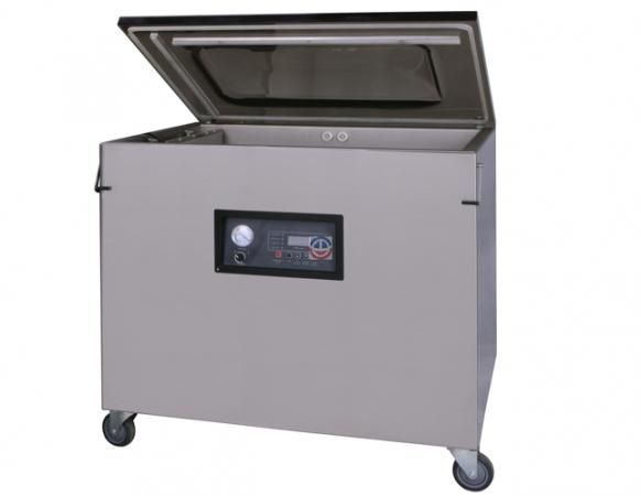 Напольная однокамерная вакуум-упаковочная машина HUALIAN DZQ-1100/2L (нерж., газ)