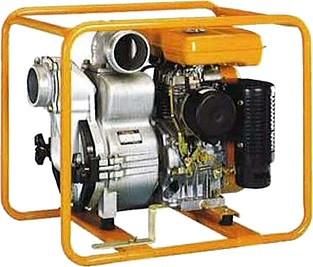 Дизельная мотопомпа для грязных вод DAISHIN PTD406T-Y