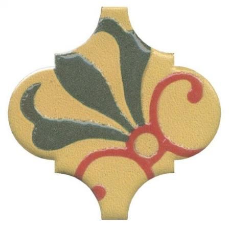 Плитка Kerama Marazzi Арабески Майолика Декор Орнамент 6 6.5х6.5
