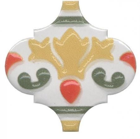 Плитка Kerama Marazzi Арабески Майолика Декор Орнамент 1 6.5х6.5