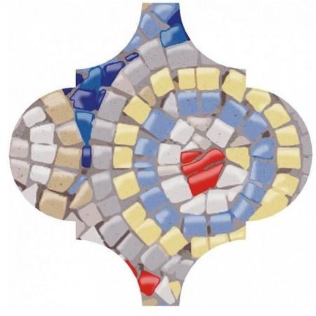 Плитка Kerama Marazzi Арабески Майолика Гауди Декор 2 6.5х6.5