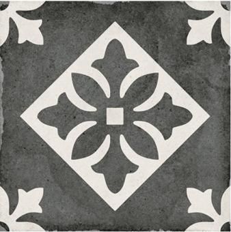 Керамогранит Equipe Art Nouveau Padua Black 20x20