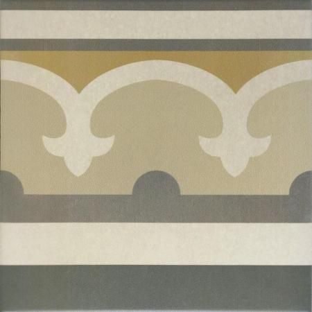 Керамогранит Equipe Caprice Burgundy Border 20x20