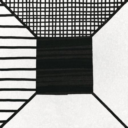Керамогранит Equipe Caprice Block B&amp;W 20x20