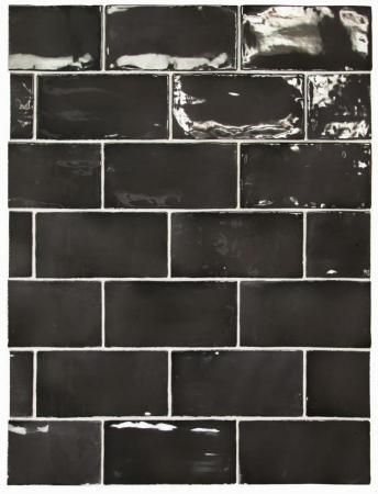 Плитка Equipe Manacor Black 7.5x15