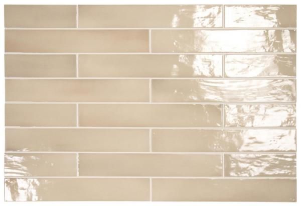 Плитка Equipe Manacor Beige Argile 6.5x40