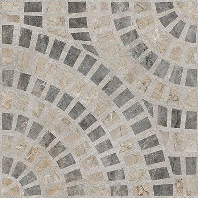 Керамогранит Vitra Marble-Beton Декор Круговой Темный 60х60 Лаппато