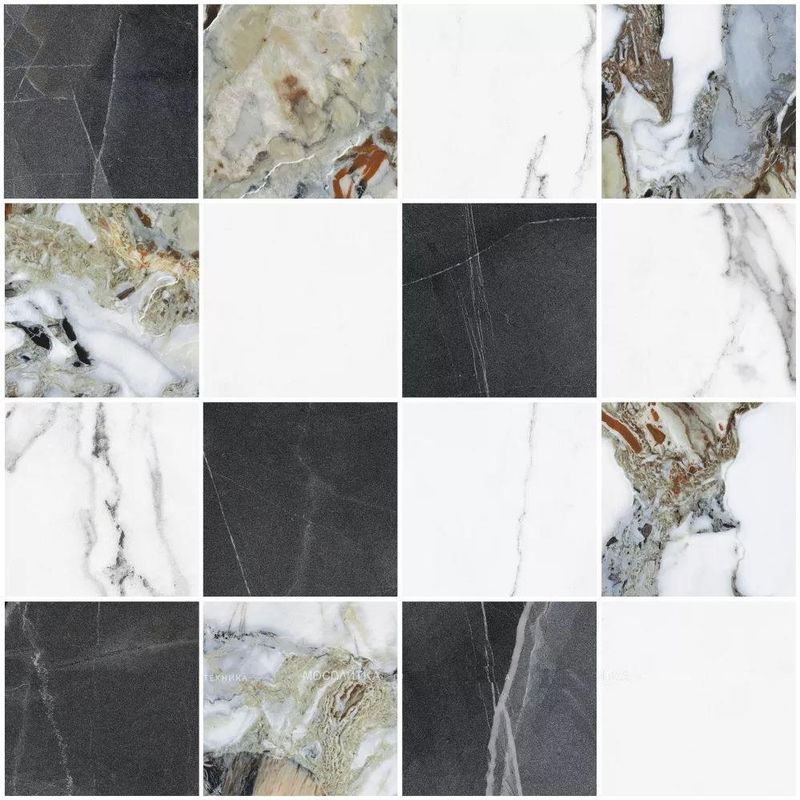 Мозаика Vitra CityMarble Микс 30х30 ЛПР (7.5х7.5)