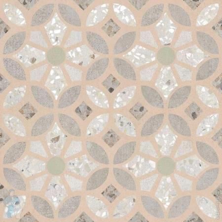 Керамогранит Vitra Beton-Terrazzo Декор Пэчворк 60х60 Лаппато (6 рисунков)