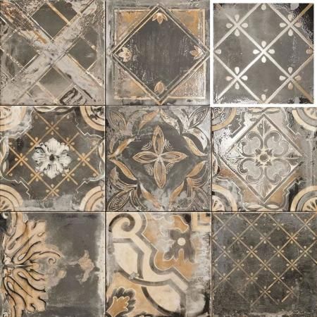 Плитка Mainzu Ricordi Venezziani Ricordi Nero 20x20