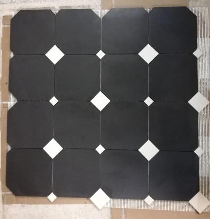 Плитка Metlaha Диана 40x40 (Черный)