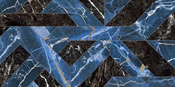 Керамогранит Naxos Rhapsody Outline Blue 60x120 Lev