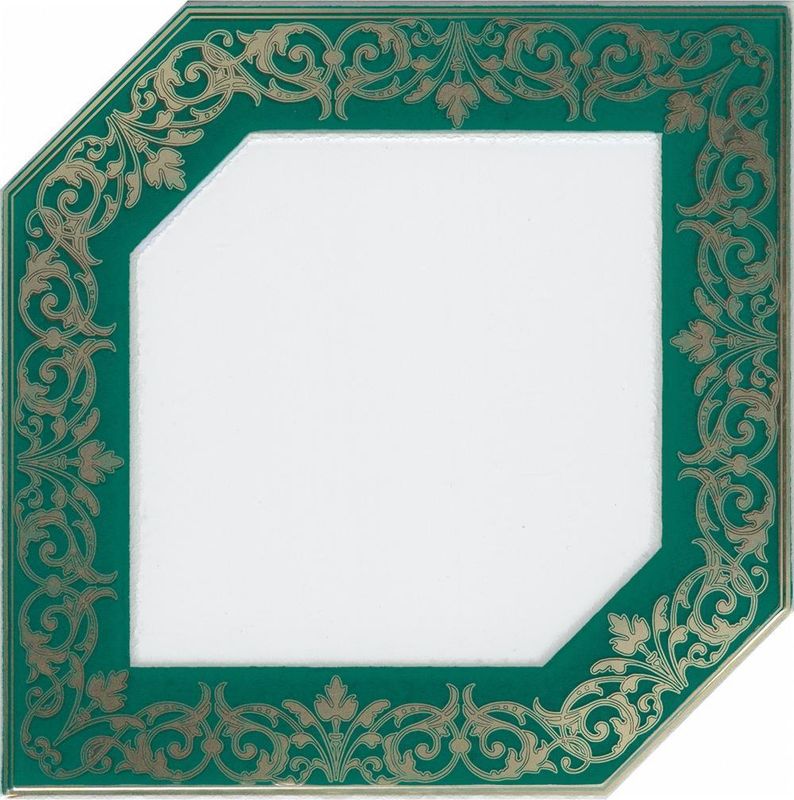 Плитка Kerama Marazzi Клемансо Декор Зеленый 15х15