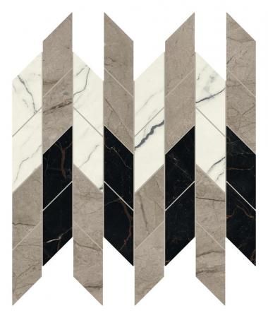 Мозаика Atlas Concorde Russia Forte dei Marmi Waterfall Mosaic Lap 30.8x28.4
