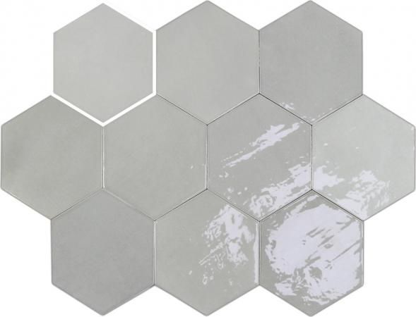 Плитка Wow Zellige Hexa Grey 10.8x12.4