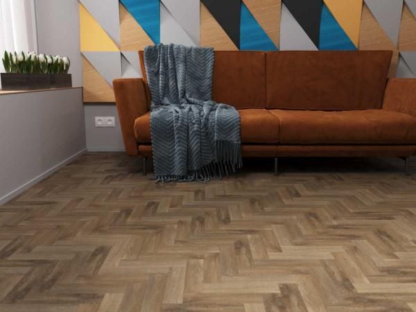 Кварцвиниловая плитка LVT Fine Floor Craft (Small Plank) Дуб Лувр FF-004