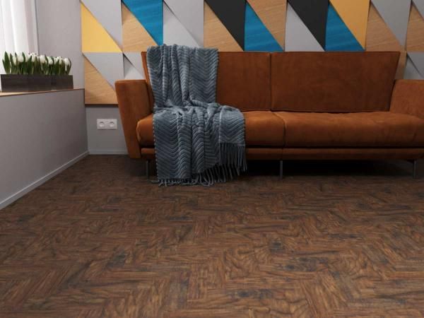 Кварцвиниловая плитка LVT Fine Floor Craft (Small Plank) Пекан Порто FF-066