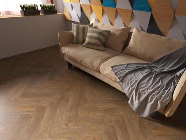 Кварцвиниловая плитка LVT Fine Floor Craft (Short Plank) Дуб Катания FF-078