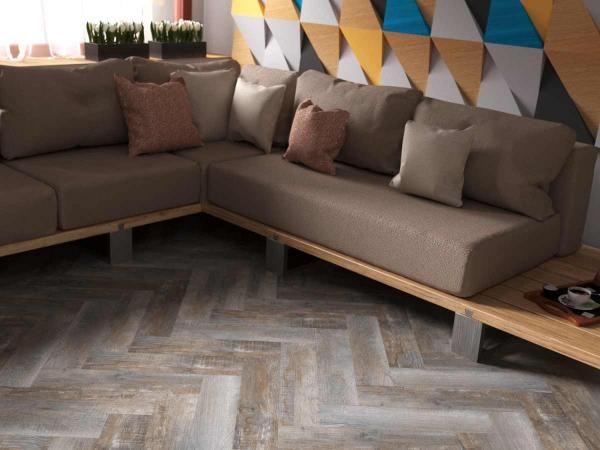Кварцвиниловая плитка LVT Fine Floor Craft (Short Plank) Дуб Этна FF-418