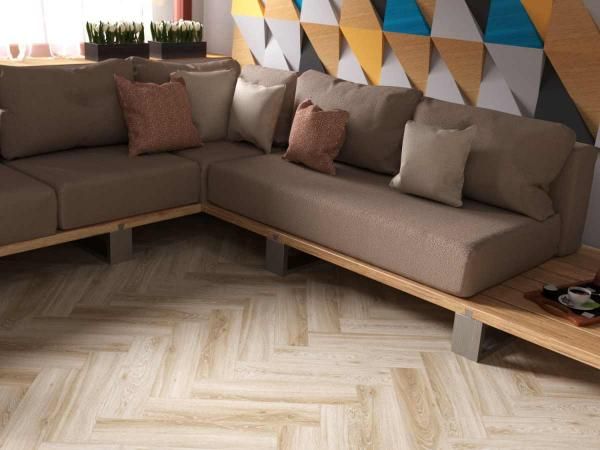 Кварцвиниловая плитка LVT Fine Floor Craft (Short Plank) Дуб Хэмптон-Корт FF-008