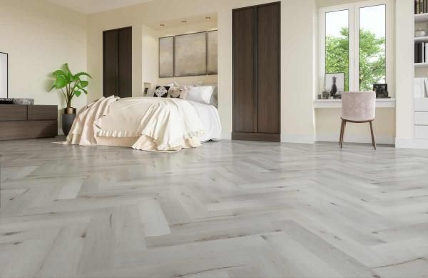 Кварцевый SPC ламинат Fargo Parquet Дуб Снежный 33-DL1601