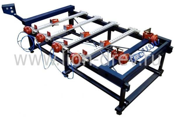 Односторонняя горизонтальная пневматическая пресс-вайма ЛОЗА ВГ-31