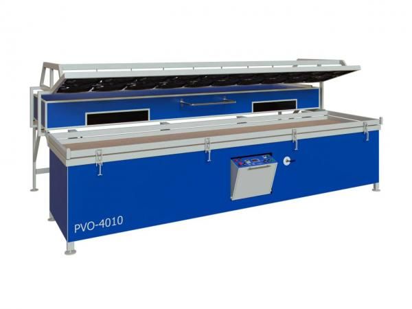 Вакуумный пресс для пластика PVO-4010 с откатным термомодулем