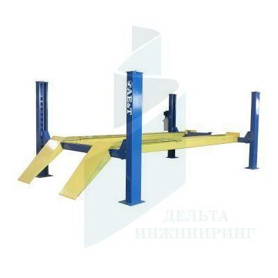 Подъемник четырехстоечный AE&amp;T F5.5-4 (380B) для сход-развала
