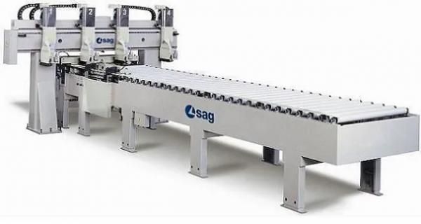 Проходной пильный центр для продольного раскроя SAG SML