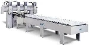 Проходной пильный центр для поперечного раскроя SAG STC