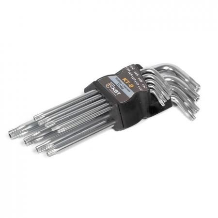 Набор имбусовых ключей КВТ КТ-9 Torx 10-50 мм (79202) (9 шт.)
