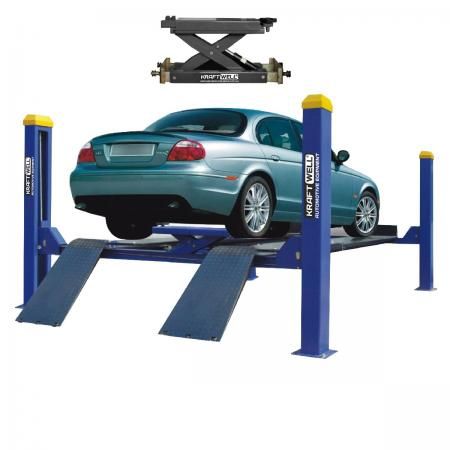 Комплект для сход-развала г/п 4 тонны KraftWell KRW4WA_blue+KRWJ2N