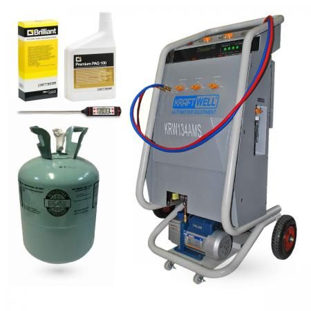 Комплект для обслуживания кондиционеров на базе KRW134AMS KraftWell KRW134AMS set