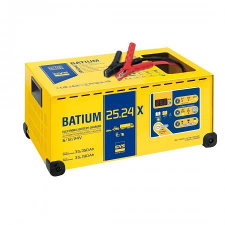 Зарядное устройство GYS BATIUM 25.24 Х (6/12/24 В, 25 A, 1150 Вт, 13,4 кг)