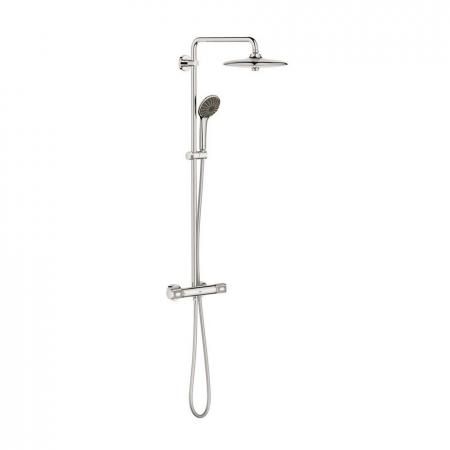 Душевая система Grohe Vitalio Joy 30361000 верхним душем d260 мм с лейкой d 110 мм с термостатом
