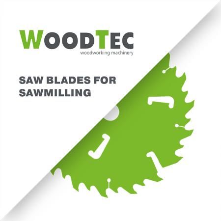 Пила дисковая Ø600 х 50 х 6,0/4,0 Z = (24 + 24) + 6 WoodTec