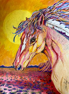 “Wild and Free I” limited edition print