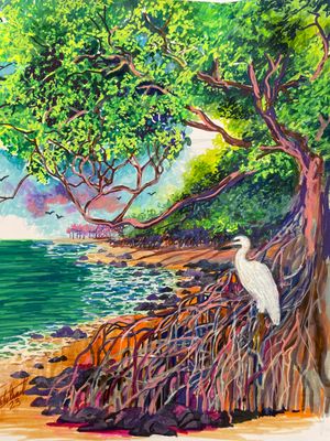 Mangrove Inlet - Print I