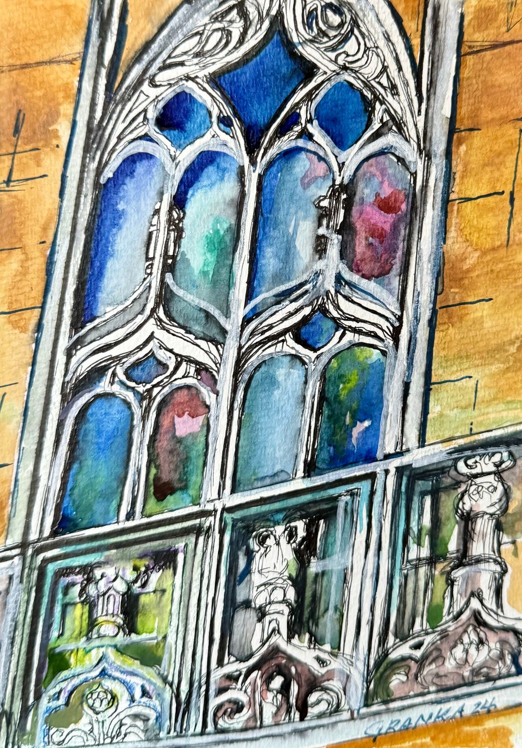 Window - Duomo Milan Italy