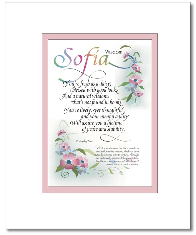 Sofia - Sophie Choices: Sofia, Sophia, Sophie