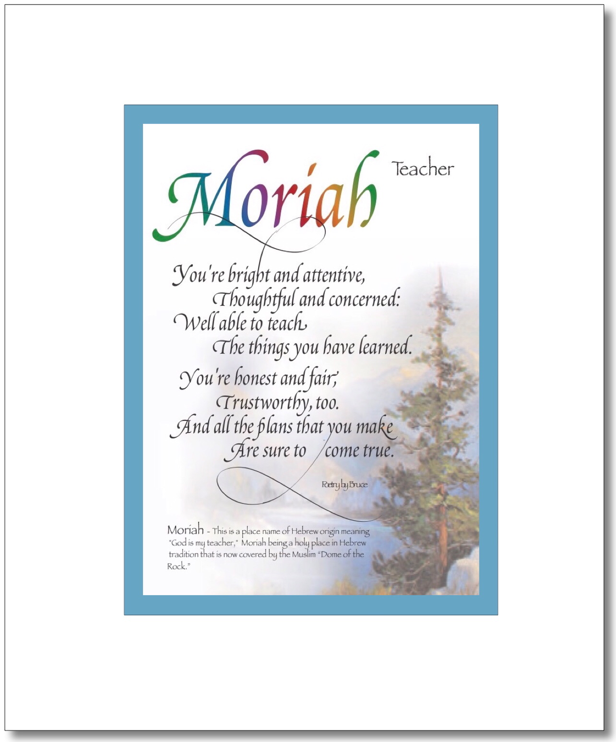 Moriah (boy)