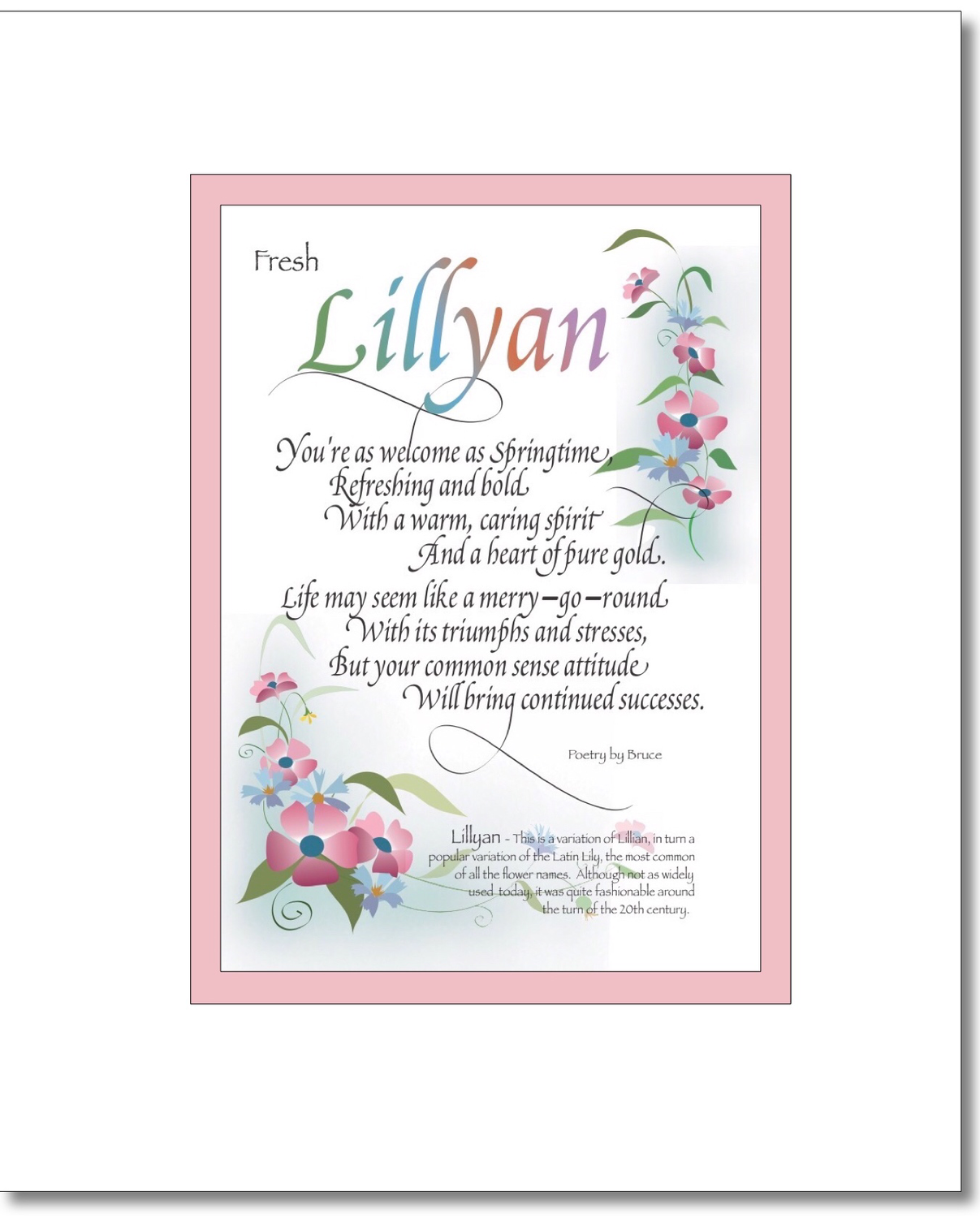 Lillyan (A or B)