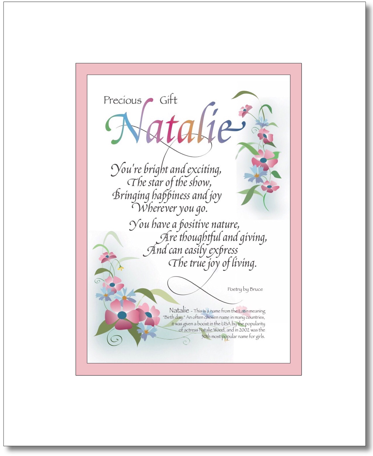 Natalie (A or B)