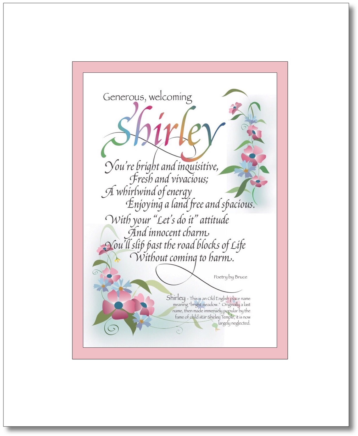 Shirley (A or B)