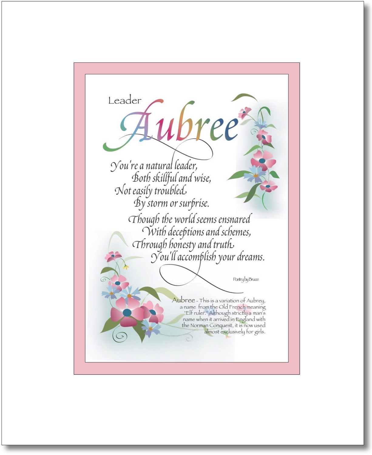 Aubree - Aubry Choices: Aubree, Aubrey, Aubri, Aubrianna, Aubrie, Aubrielle, Aubry (girl), Find your Name here: Aubree