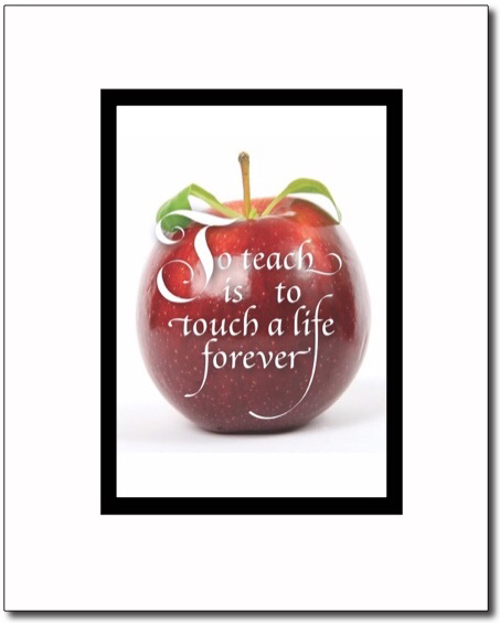 To teach is to touch a life (A, B or C)