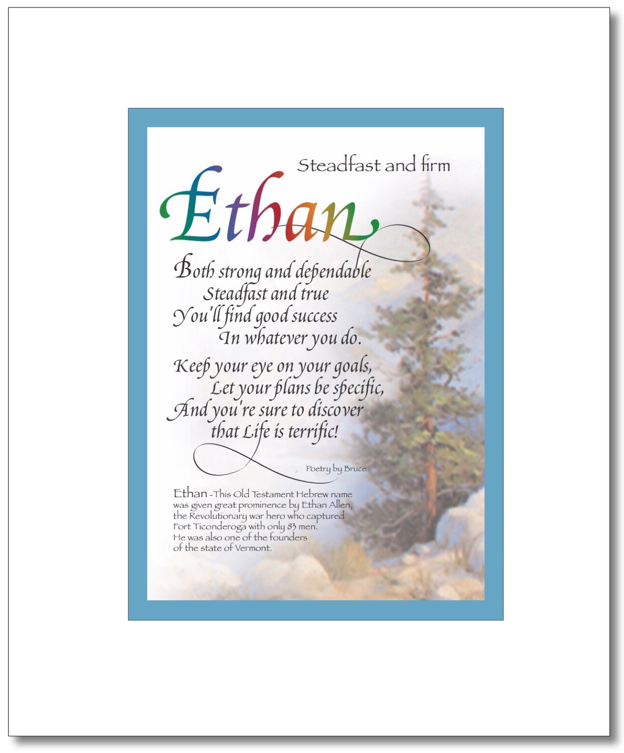 Ethan, Choose A or B: Ethan (A)