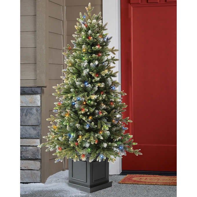 Artificial Potted Tree with LEDs 4.5ft