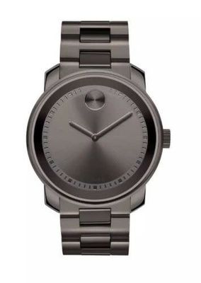 MOVADO Men&#39;s BOLD Ion Plated Grey Stainless Steel Watch 3600259 *Grade B