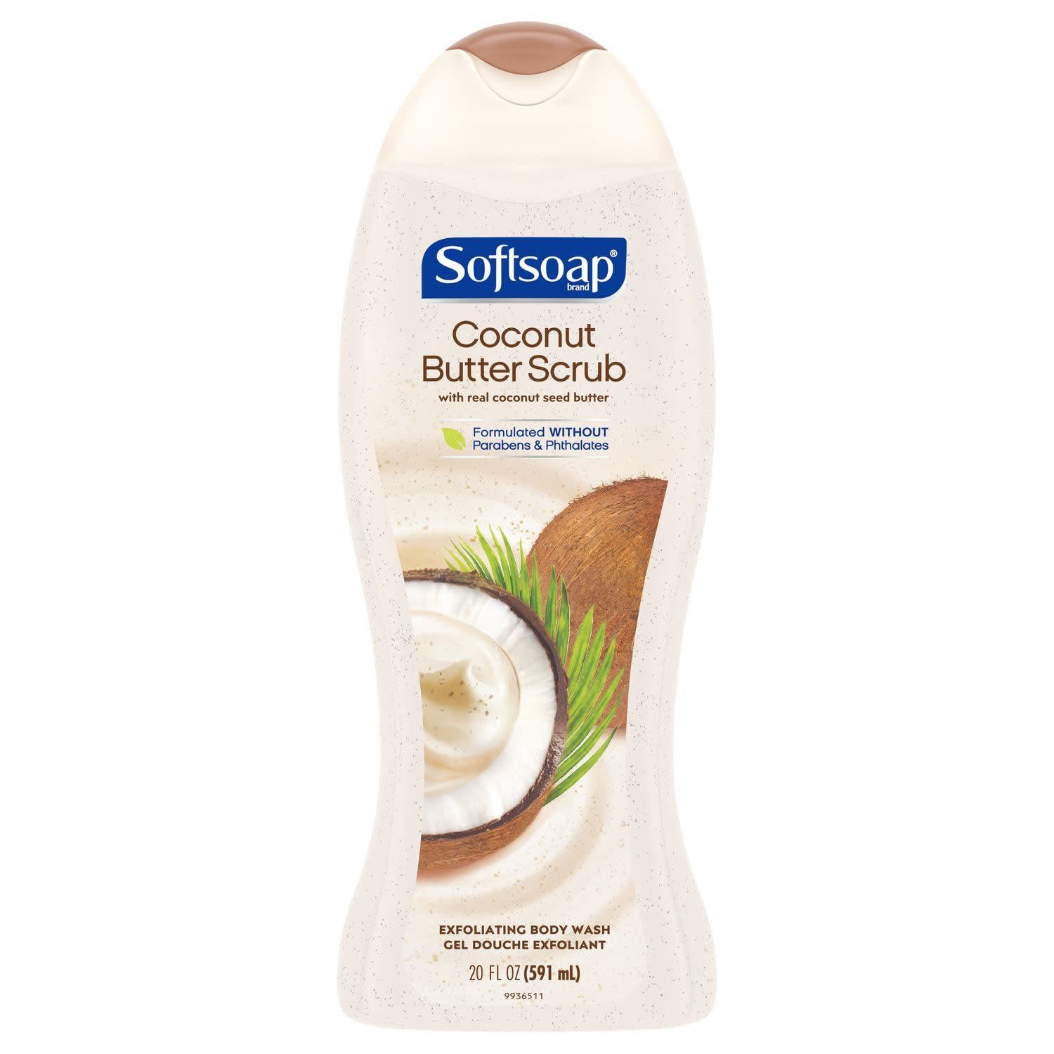 Softsoap Coconut butter Scrub Exfoliating Body Wash 591ml
